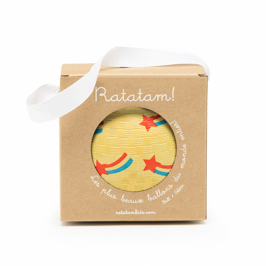 Pelota de Vinilo con Estrellas Fugaces (14 cm) Ratatam