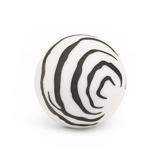 Pelota Saltarina Cebra (10 cm) con Caja Leopardo Ratatam