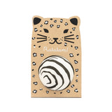 Pelota Saltarina Cebra (10 cm) con Caja Leopardo Ratatam