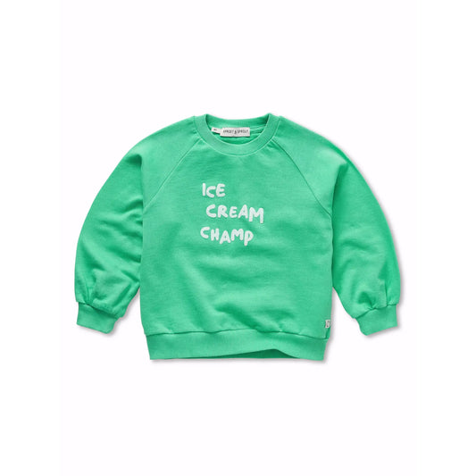 Sudadera raglán Ice Cream Champ – Sproet & Sprout