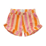 Pantalones Cortos con Volantes y Estampado de Rayas – Nectarina | Sproet & Sprout