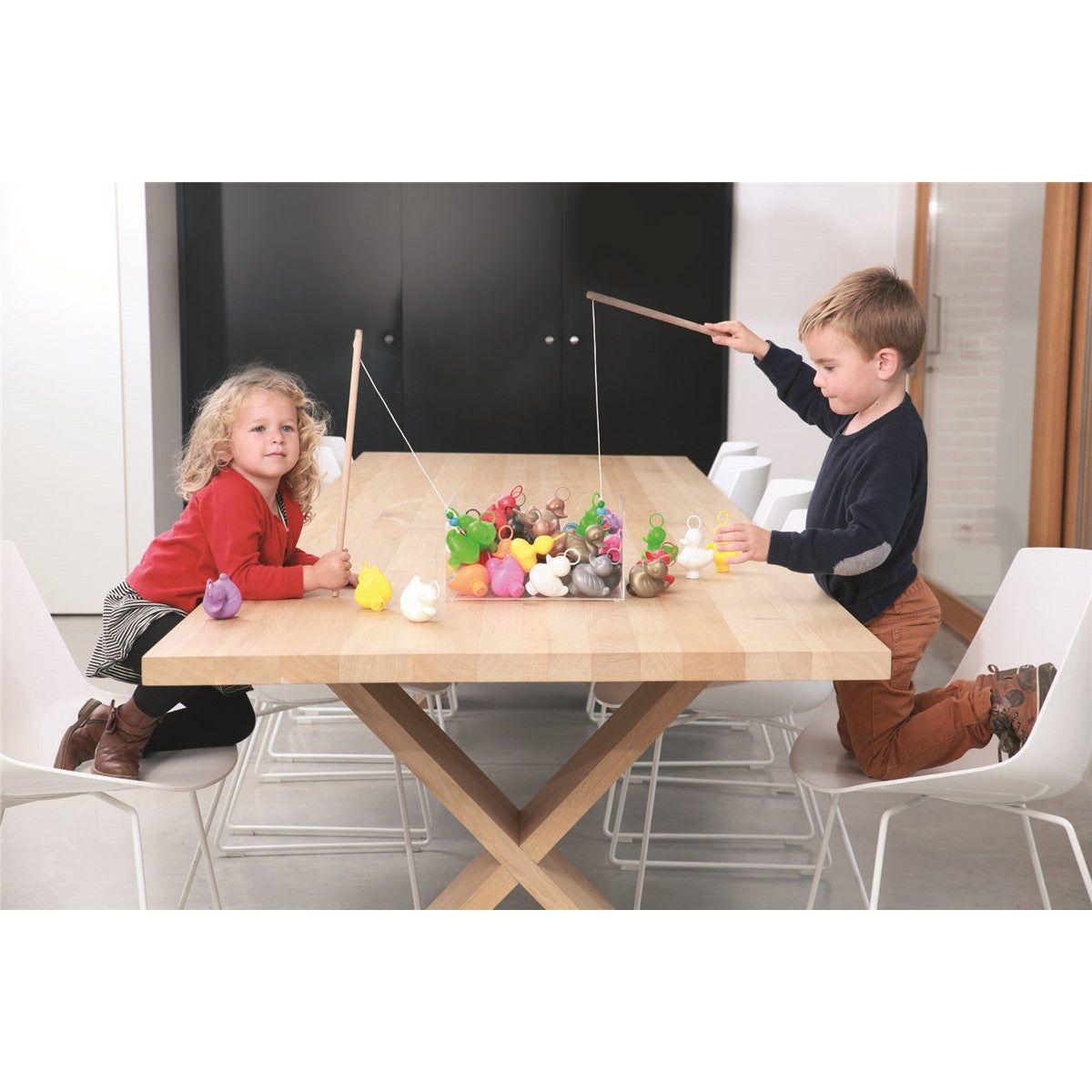 Set de 6 Patitos Arcoíris para Pescar con 2 Cañas – Scratch Europe