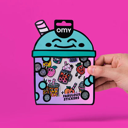 Pegatinas Fabulous Stickers – Bubble Tea  | OMY