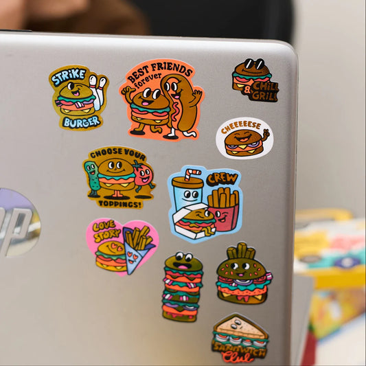 Pegatinas Fabulous Stickers – Burger  | OMY