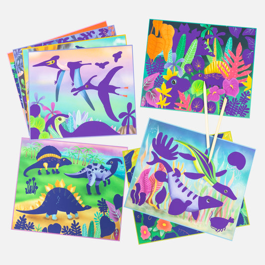 Scratch Art – Dinosaurios – Tiger Tribe