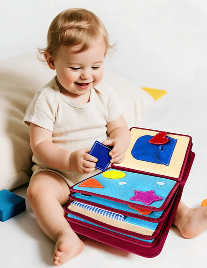Libro Sensorial Mi Dia a Dia + Mochila Dinosaurio – My First Book