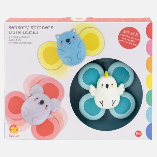 Spinners Sensoriales – Animales Aussie – Tiger Tribe
