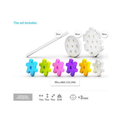 Meli Basic Constructor Pastel 100 piezas