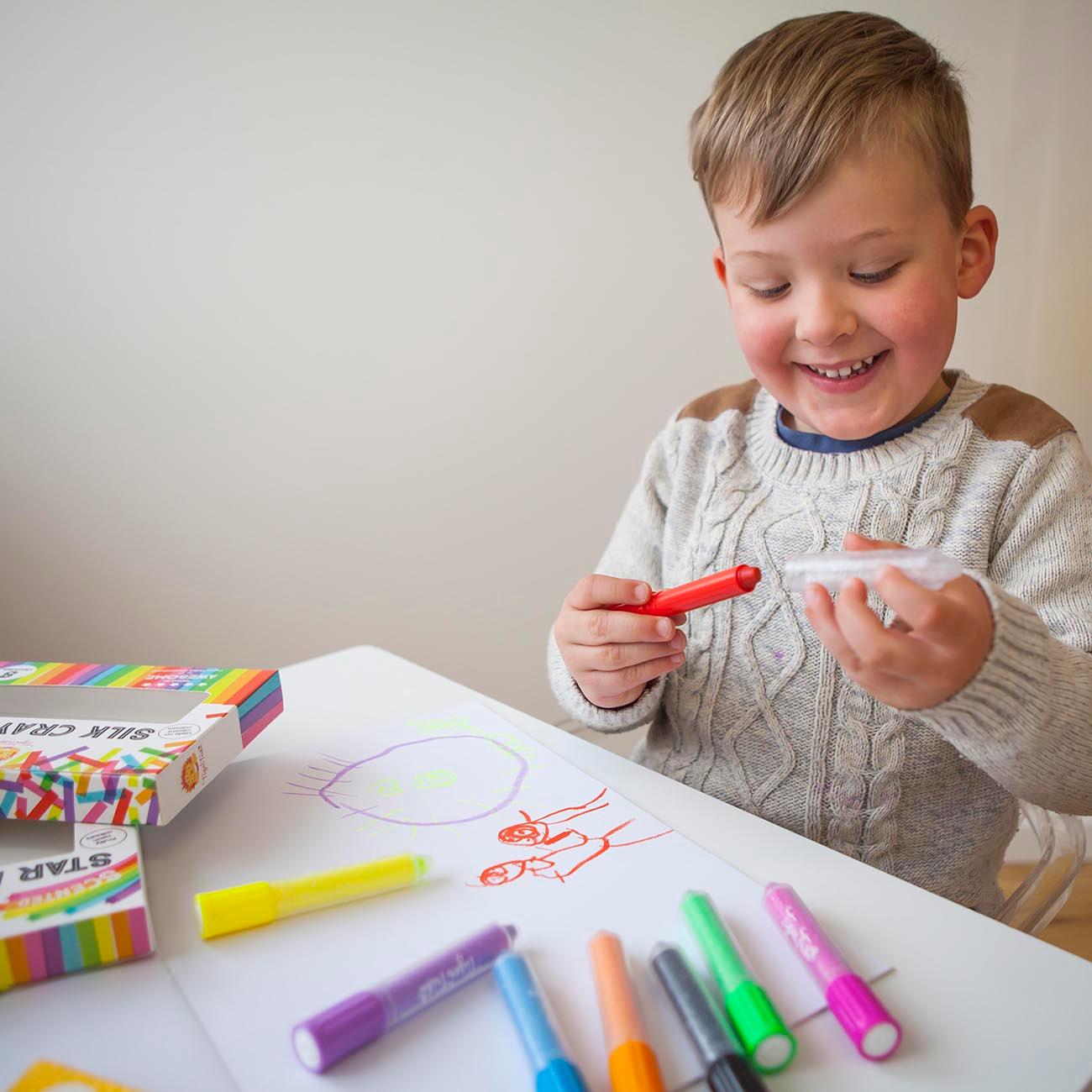 Crayones de Seda – Set de 8 – Tiger Tribe