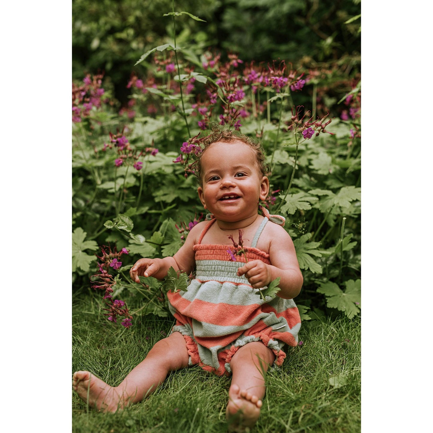 Smock Romper Stripes – Sproet & Sprout