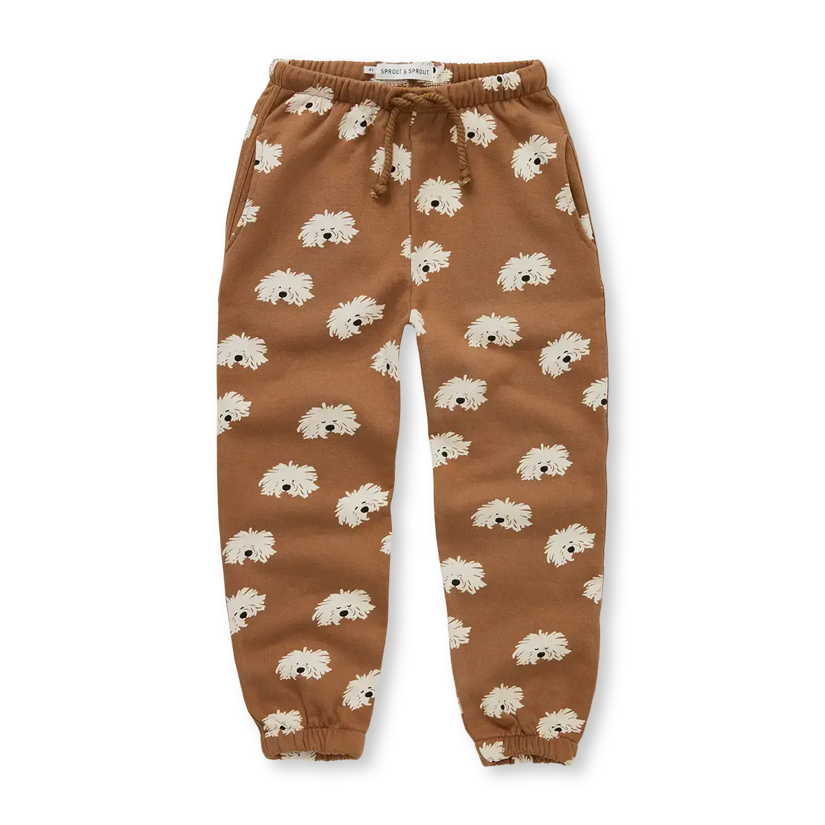 Pantalón Jogger Perros Bigotudos – Mocca | Sproet & Sprout
