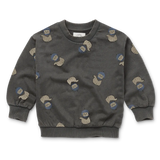 Sudadera Space Cat Print – Negro Lavado | Sproet & Sprout