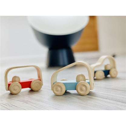 Coche de Madera “Broom Car” Azul | PlanToys