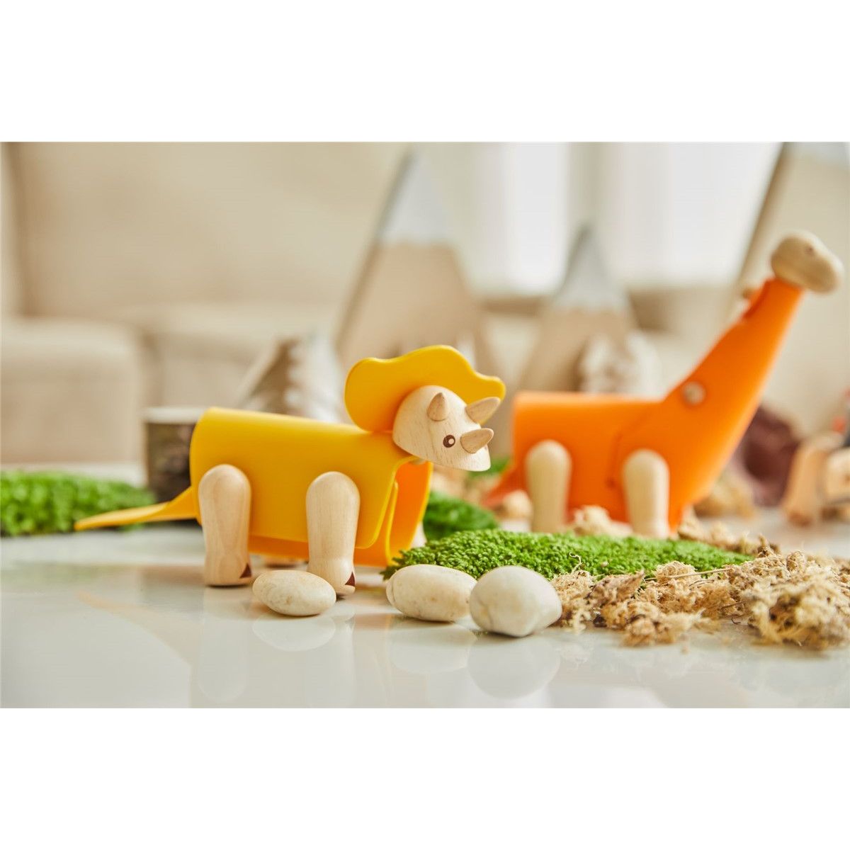 Triceratops DIY de Madera | PlanToys