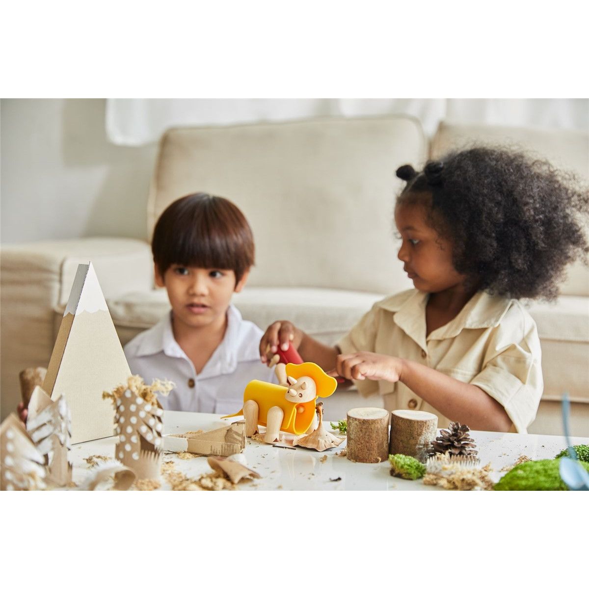 Triceratops DIY de Madera | PlanToys