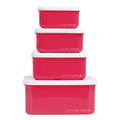 Set de 4 Cajitas Snack Cereza - A Little Lovely Company