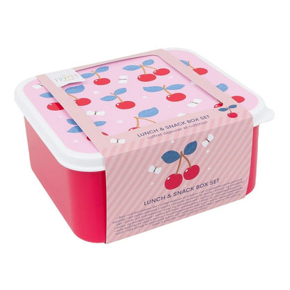 Set de 4 Cajitas Snack Cereza - A Little Lovely Company