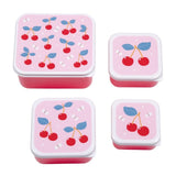 Set de 4 Cajitas Snack Cereza - A Little Lovely Company