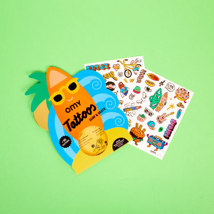 Tatuajes Temporales "Surf & Skate" – OMY