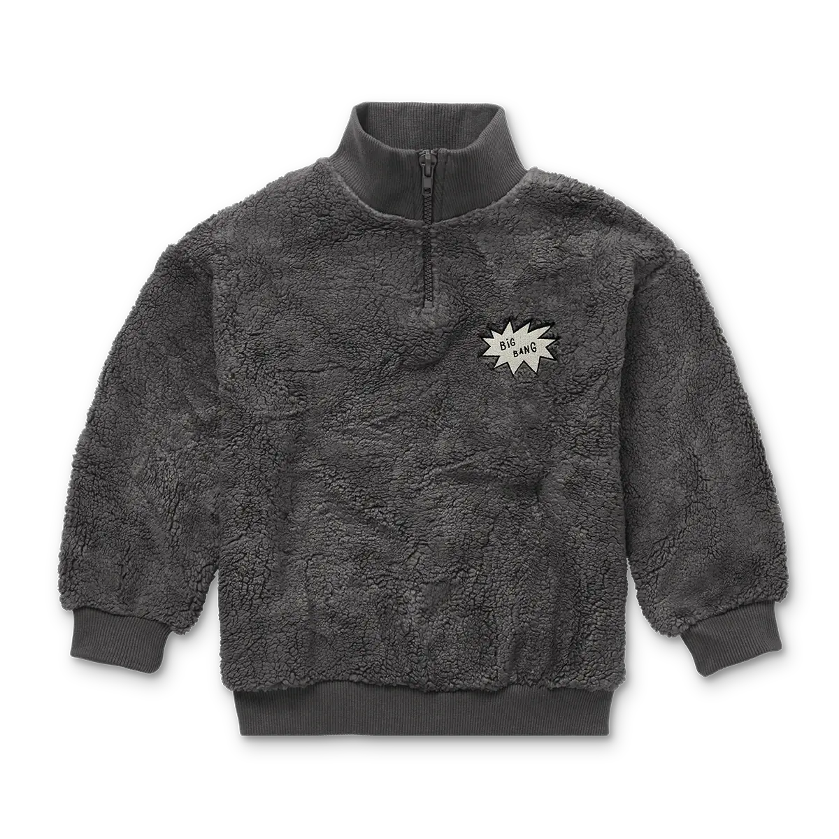 Sudadera Teddy Big Bang – Washed Black | Sproet & Sprout