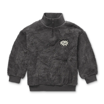 Sudadera Teddy Big Bang – Washed Black | Sproet & Sprout