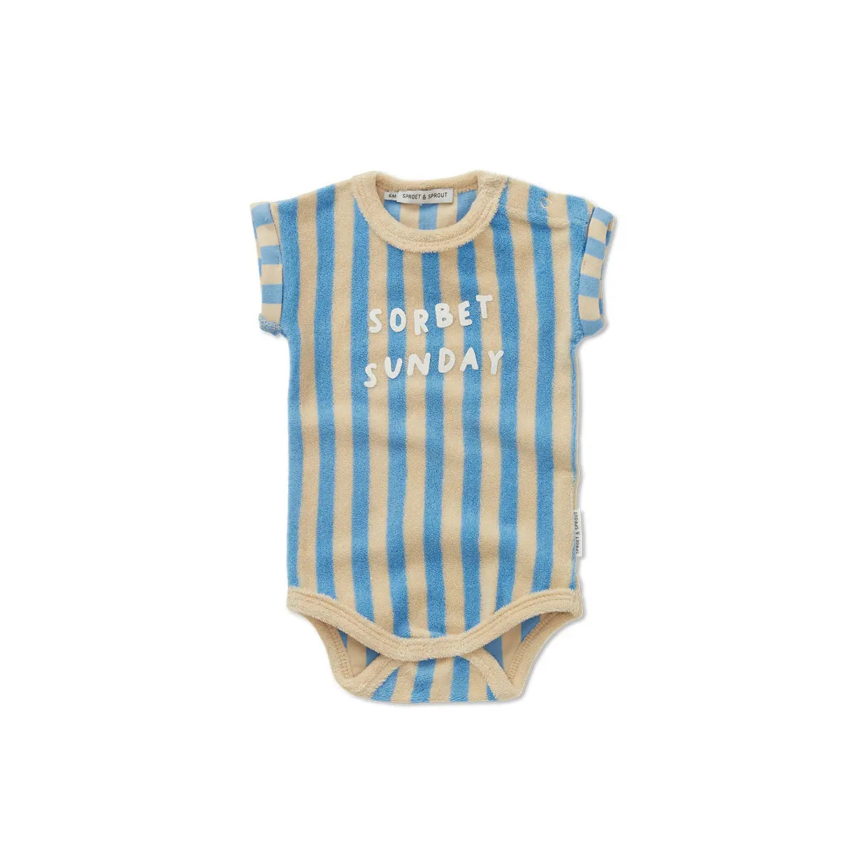 Body de Rizo con Estampado de Rayas – Sésamo | Sproet & Sprout