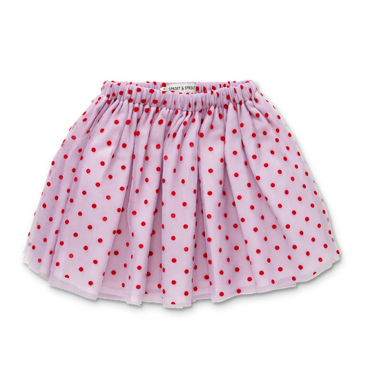 Falda de Tul con Lunares – Lavender | Sproet & Sprout