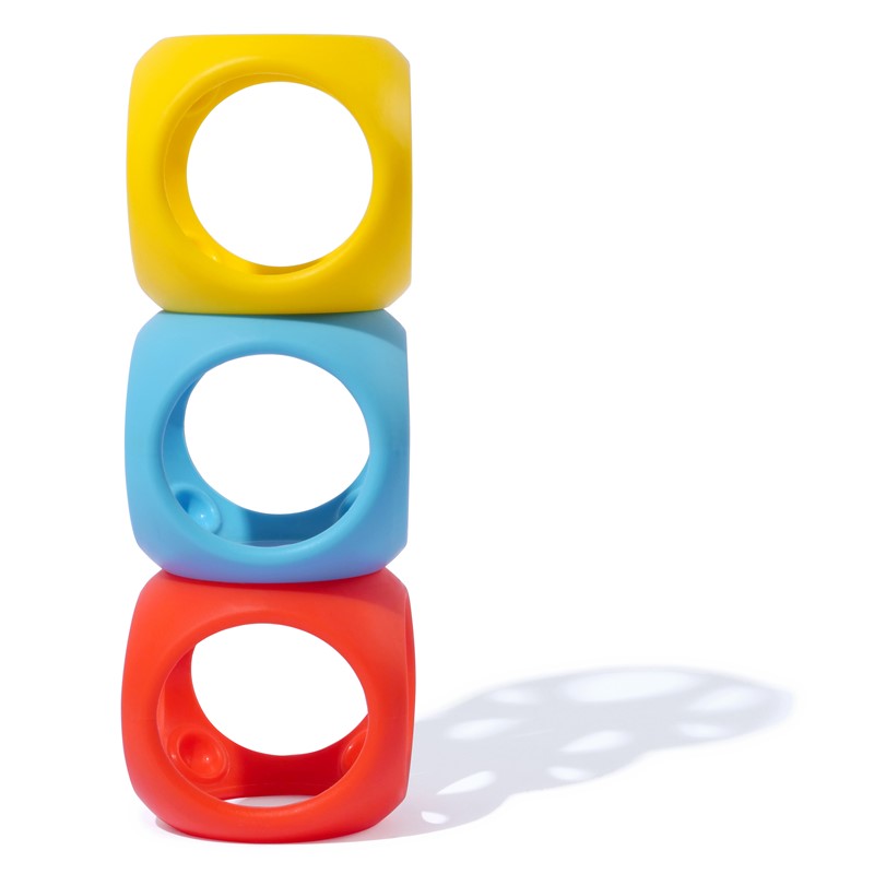 Set de 3 Pelotas Sensoriales Oibo Colores Primarios - Moluk