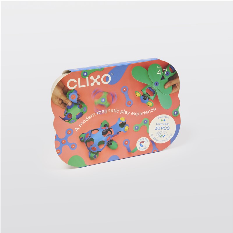 Crew Pack Verde y Azul 30 piezas -  Clixo