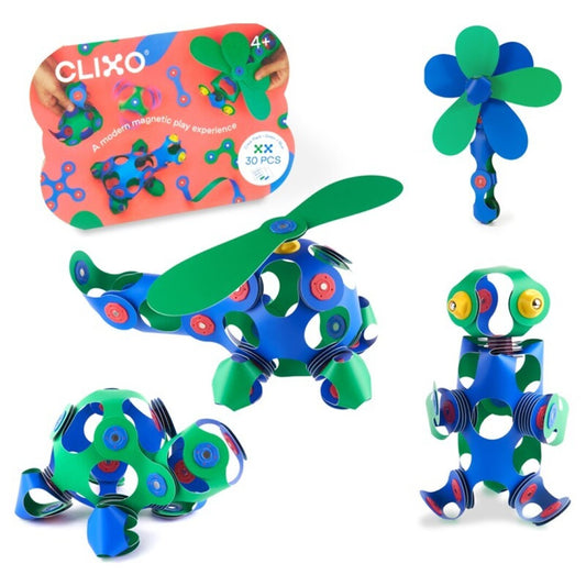 Crew Pack Verde y Azul 30 piezas -  Clixo