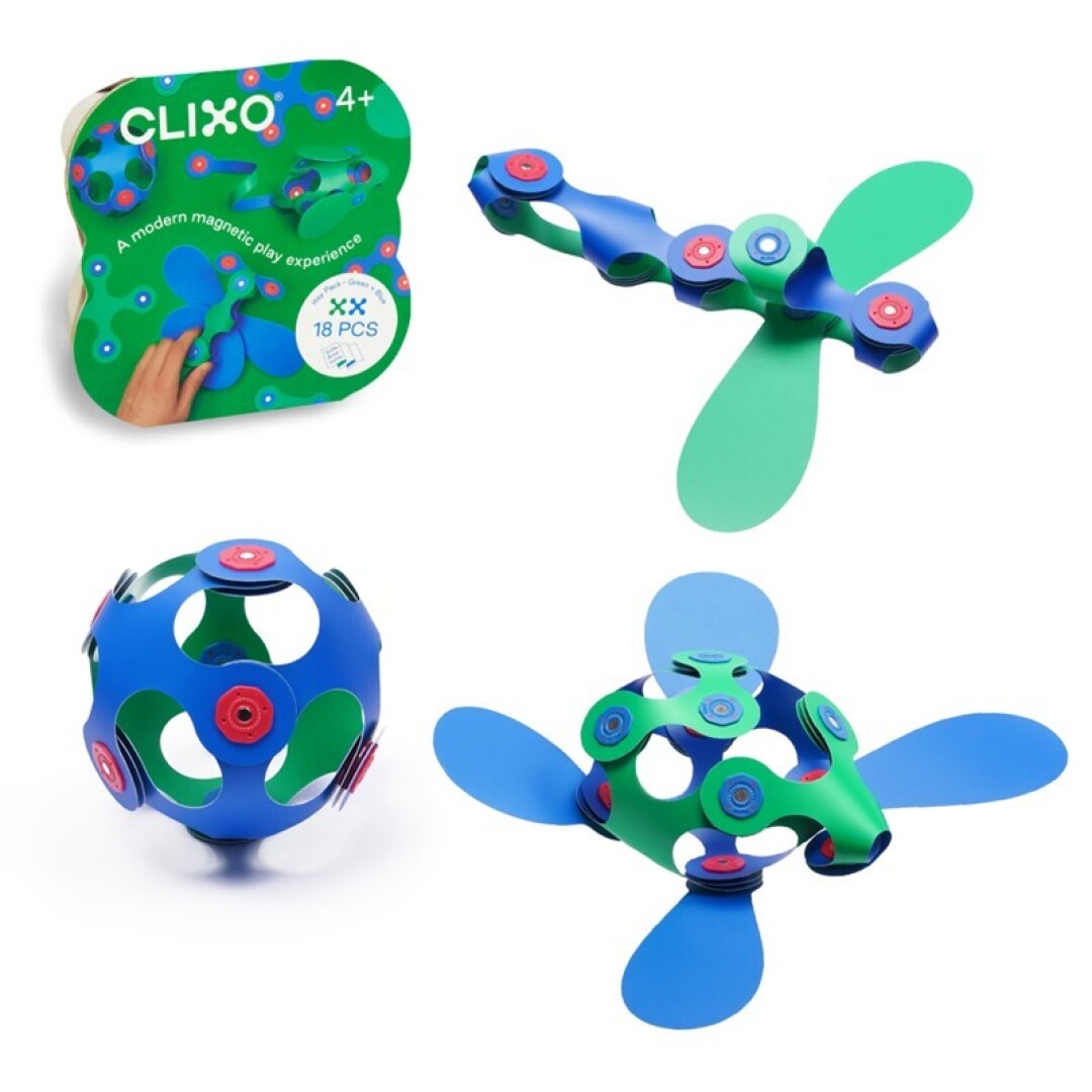 Itsy Pack Verde y Azul 18 piezas · Clixo