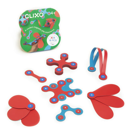 Itsy Pack Flamingo y Turquesa 18 piezas · Clixo