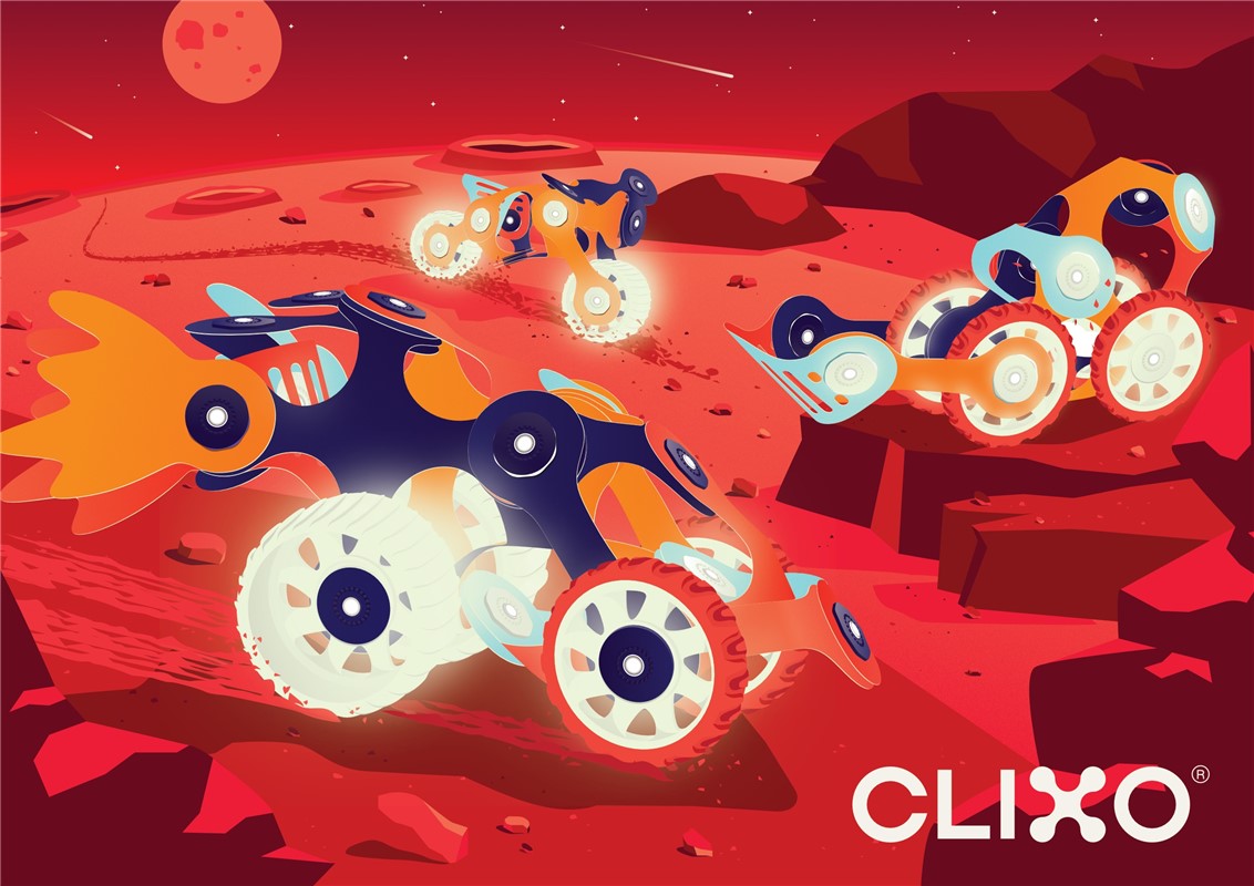 Mars Rovers Pack 30 piezas - Clixo