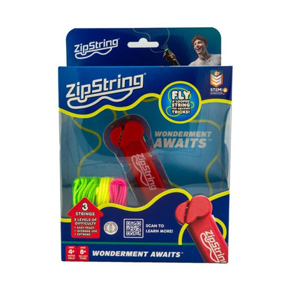 ZipString Rock'it Red - Floating String Toy