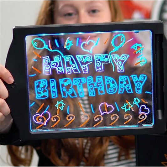 Tablero de dibujo efecto neón GlowArt · Marvin’s Magic