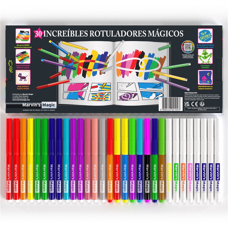 Set de 30 rotuladores mágicos · Marvin’s Magic