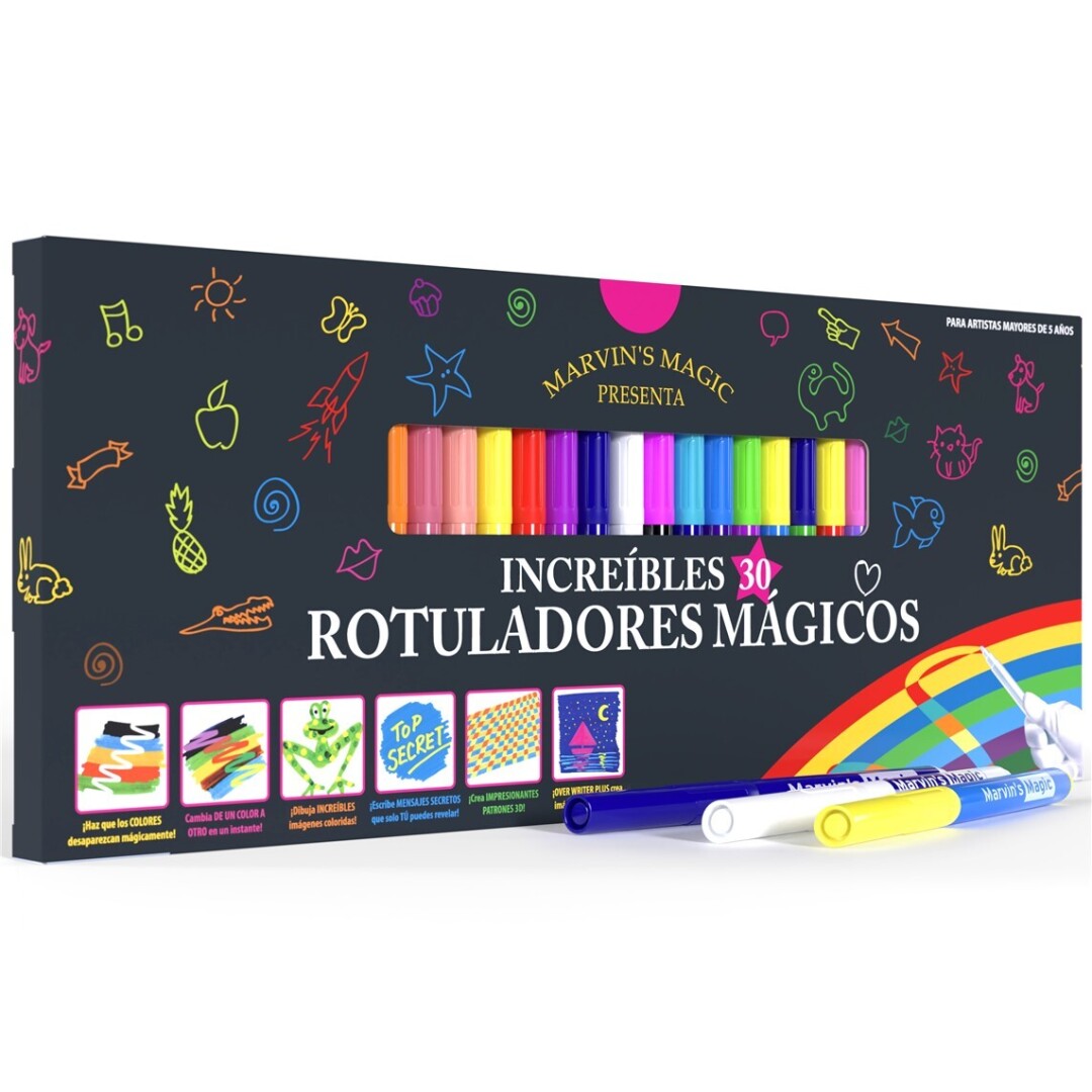 Set de 30 rotuladores mágicos · Marvin’s Magic