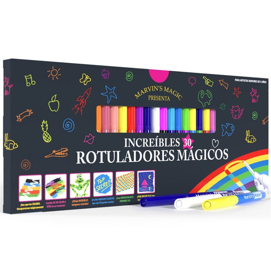 Set de 30 rotuladores mágicos · Marvin’s Magic