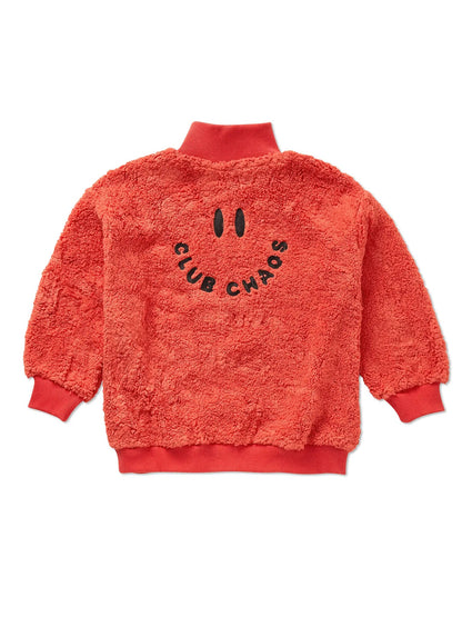 Sudadera Anorak Teddy Vivid Red · Sproet & Sprout