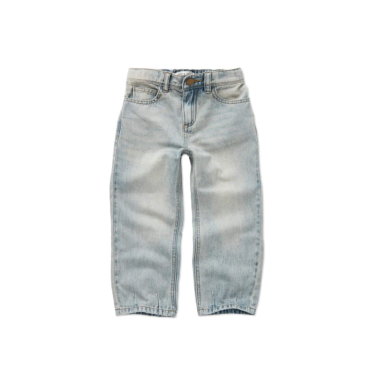 Loose Denim Pants Vintage Blue - Sproet & Sprout