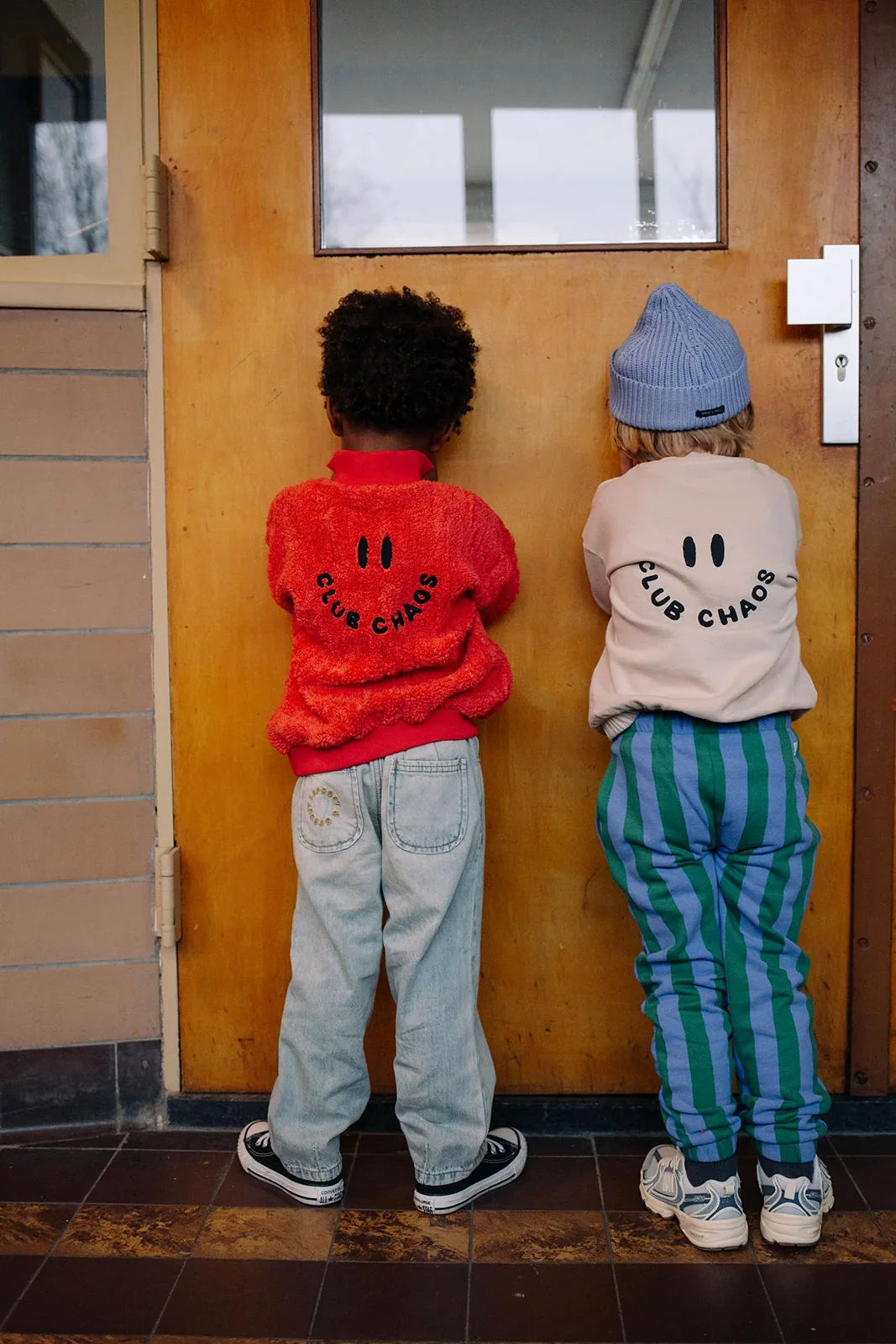 Sudadera Anorak Teddy Vivid Red · Sproet & Sprout
