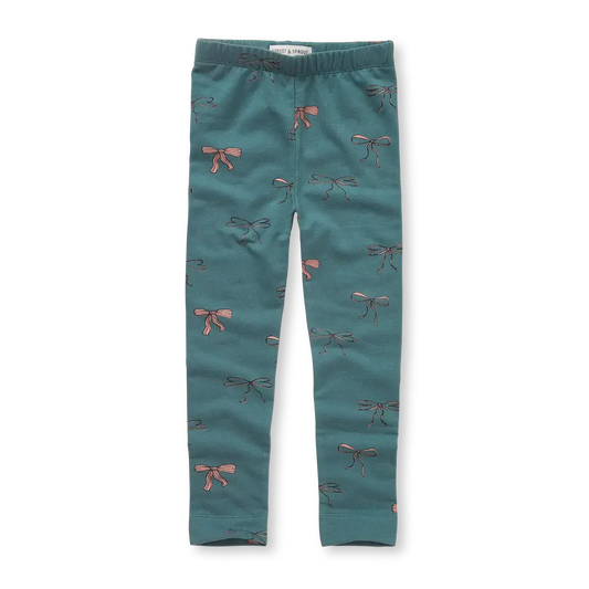 Leggings con lazos – Shady Green | Sproet & Sprout