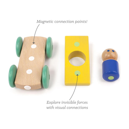 Coche de carreras magnético Tegu +1 año