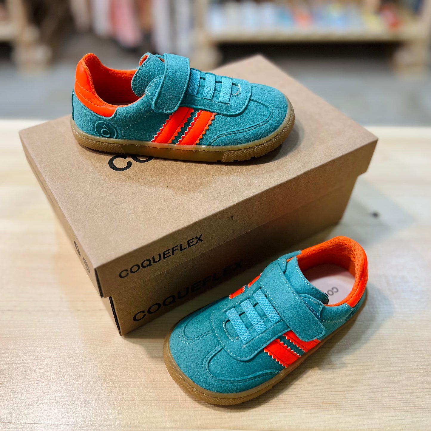 Zapatillas CoqueFlex “Samba” – Color Laguna