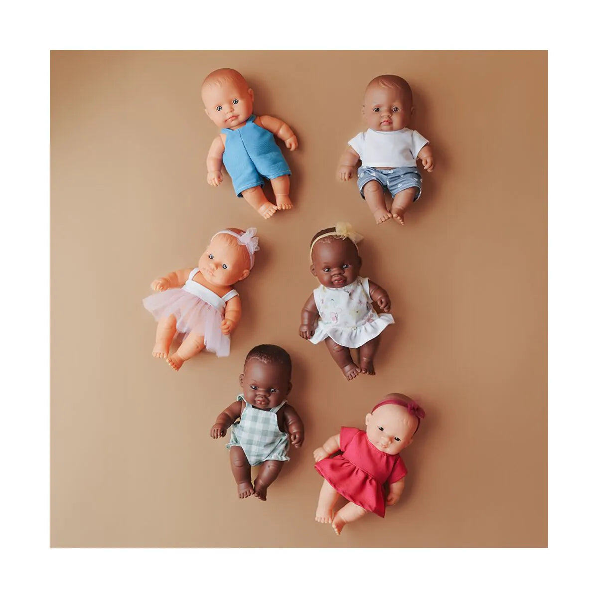 Miniland “My Friends & Me” – Muñeca Bebé Africana 21 cm