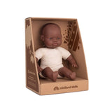 Miniland “My Friends & Me” – Muñeco Bebé Africano 32 cm (Cuerpo Blandito)