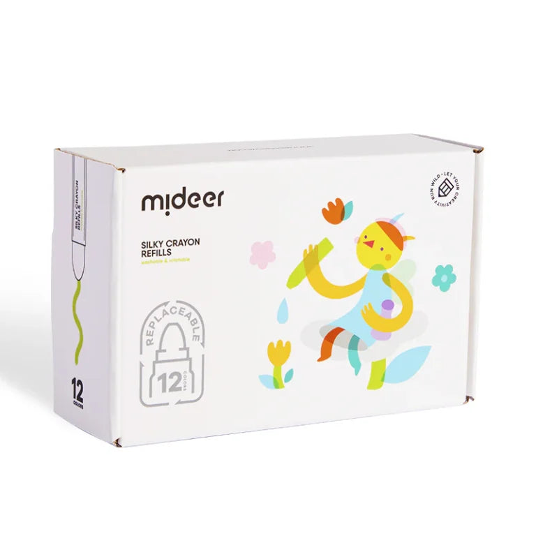 Quick-drying, soft, and washable colored pencil refills - Mideer