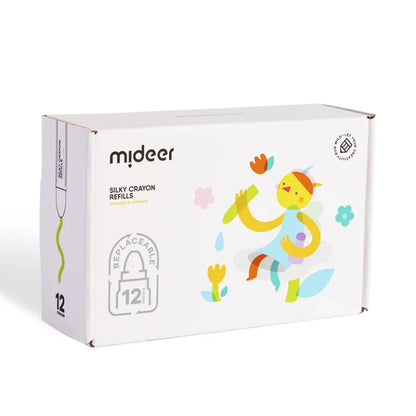 Quick-drying, soft, and washable colored pencil refills - Mideer
