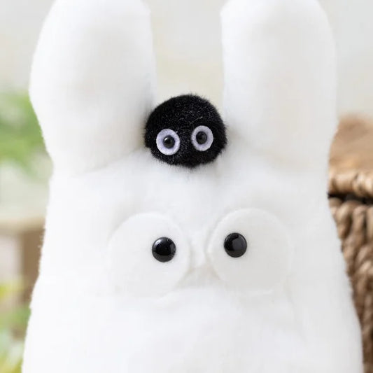 Peluche Totoro Blanco con Noiraude – Studio Ghibli
