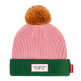 Gorro Color Block rosa y verde – Hello Hossy